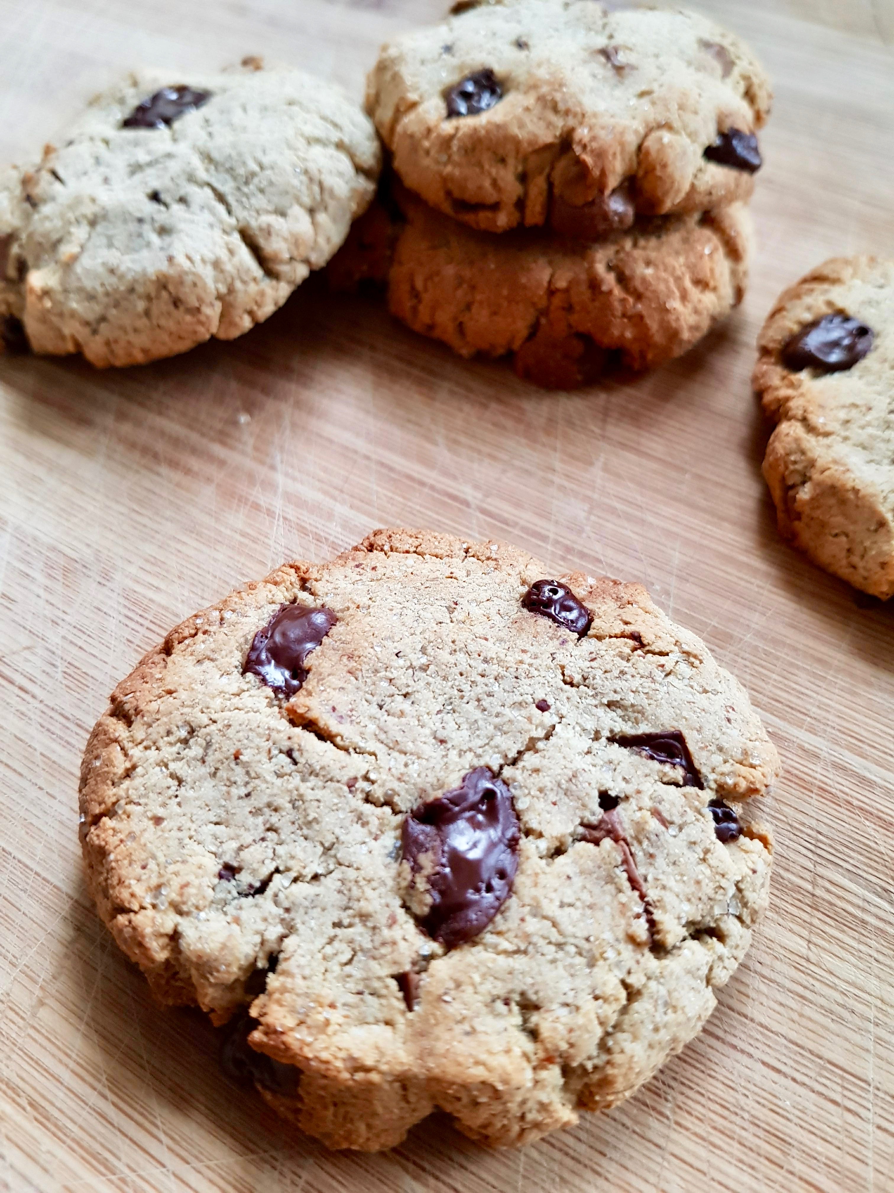 Cookies à la farine de souchet et d’amande (vegan et sans gluten)
